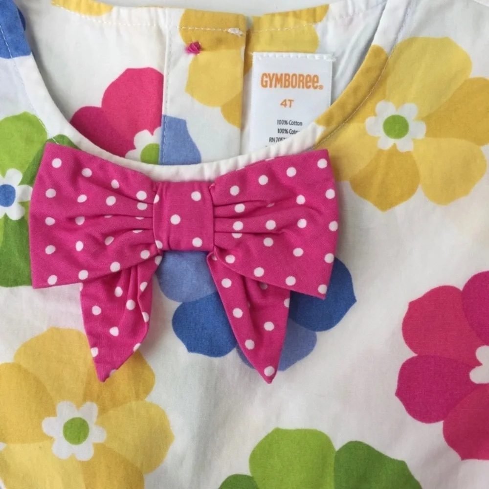 🌸New🌸 Gymboree Girl Floral Dress Size 4T NWT